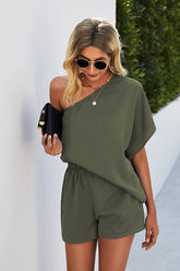 Olive Green Captiva Romper -clearance