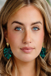 West Palm green earrings