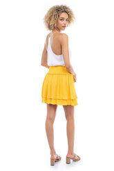Sunflower Yellow Flared Skirt -clearance