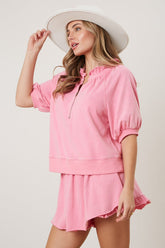 Baby Pink Bermuda Yacht Set