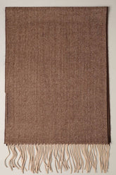 Herringbone Cashmere Feel Scarf